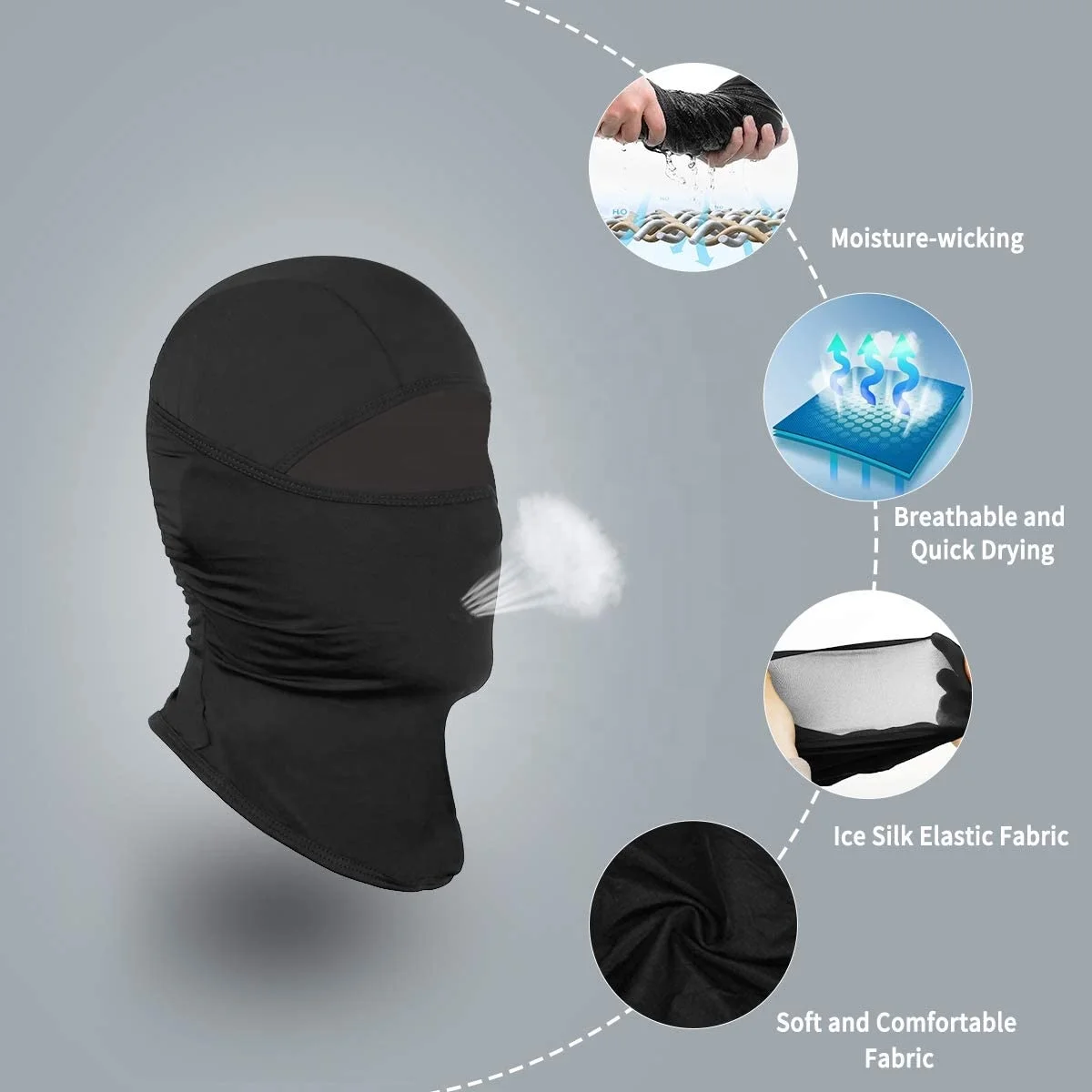 OEM Custom Design Motorcycle Sport Full Face Mask Ski Cycling Custom Balaclava for Outdoor top quality