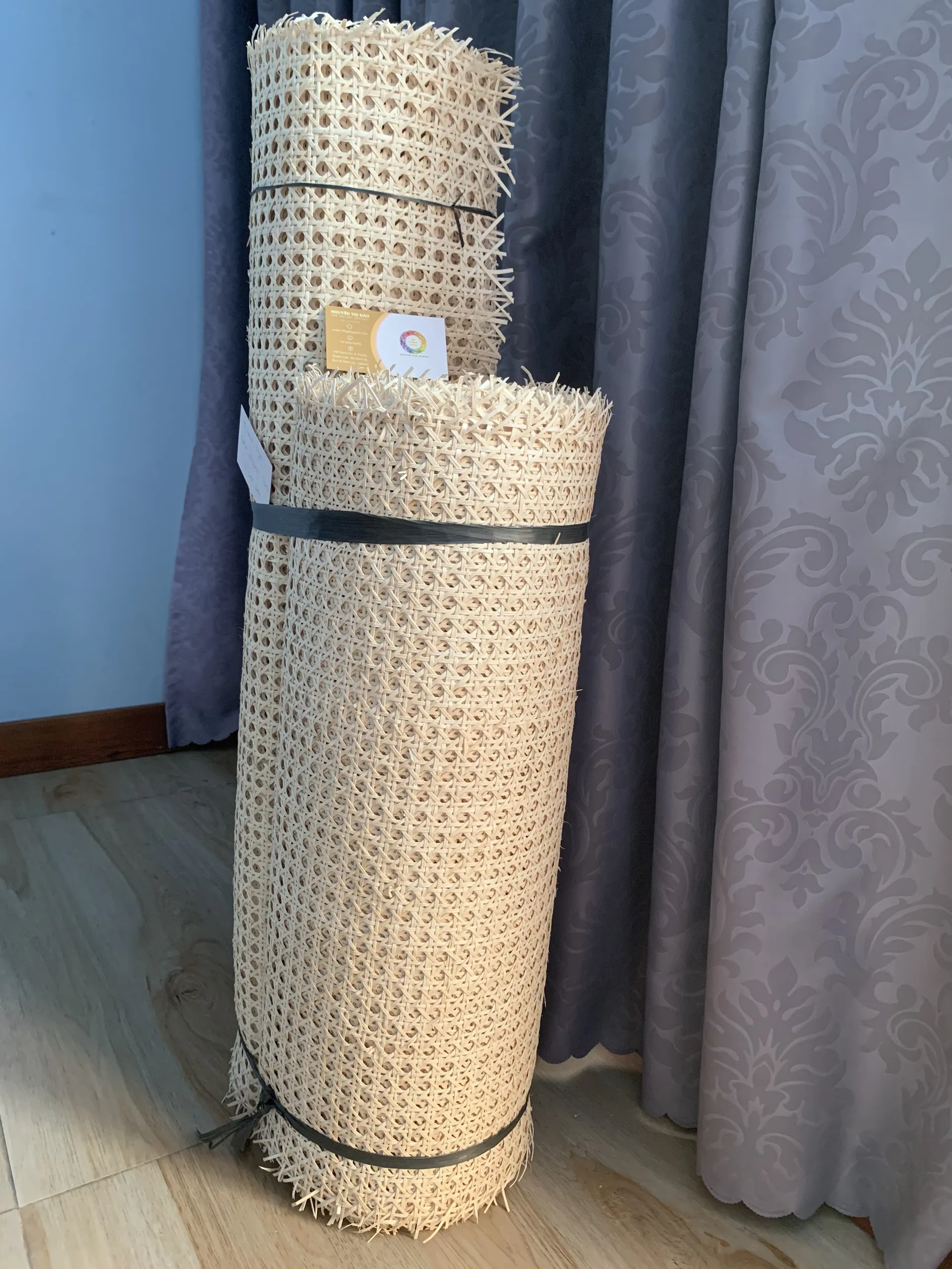 Factory price Fast delivery Natural Mesh Rattan Cane Webbing Roll Hand Woven Webbing Cane
