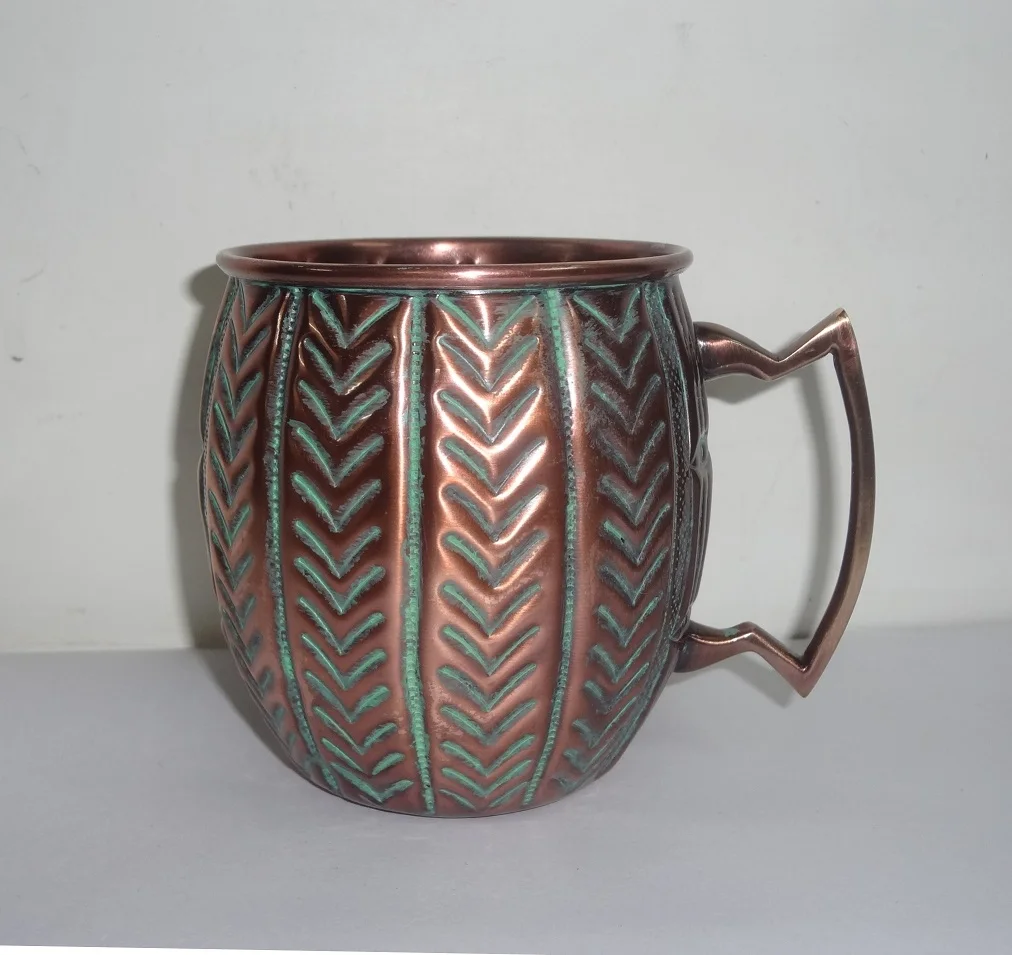 Copper Vodka and Beer Mug With Brass Handle Handmade Hammered Copper Manufacturer Moscow Mule Copper Mug
