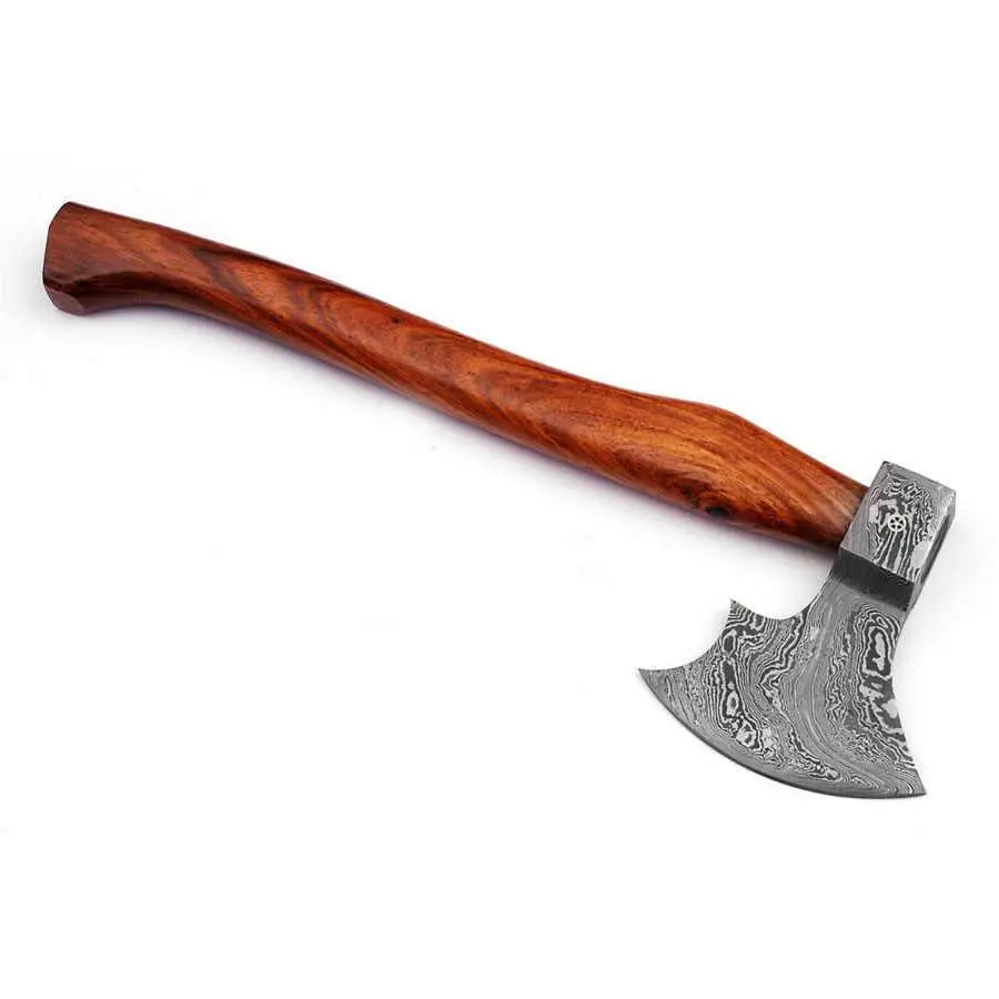 Топор из дамасской стали ручной работы, режущая кромка 4,5 дюйма