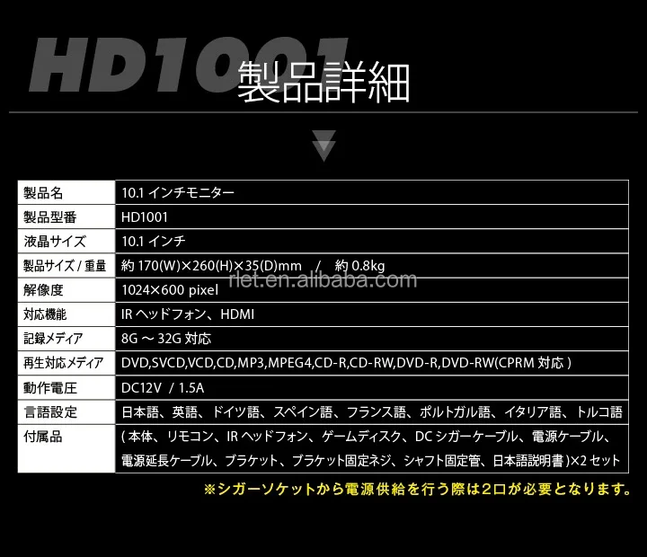 10.1 inch headrest DVD player  car DVD player HD digital multimedia monitor car headrest DVD player, headrest monitor