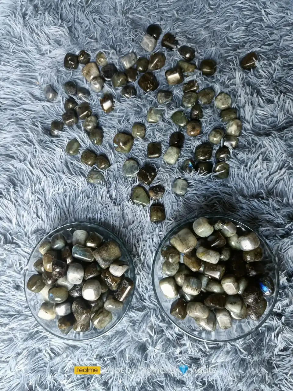 Высокое качество хлопчатобумажная ткань натуральный лен оптом кричащий Лабрадорит и сушить в стиральной машине камни