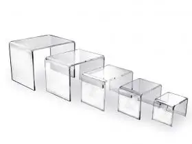 Clear Acrylic riser stand for display of Jewelry watch window showcase