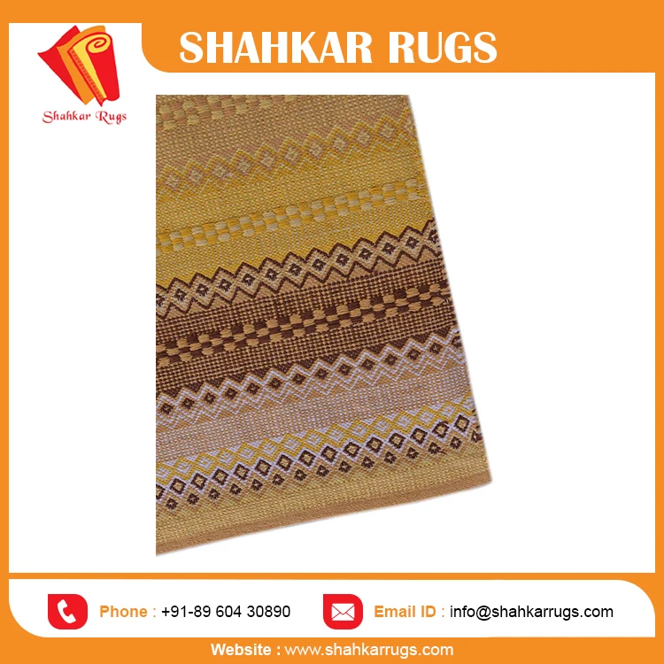  Производитель по оптовой цене высокое качество линейный дизайн плоский Плетеный Ковер с принтом