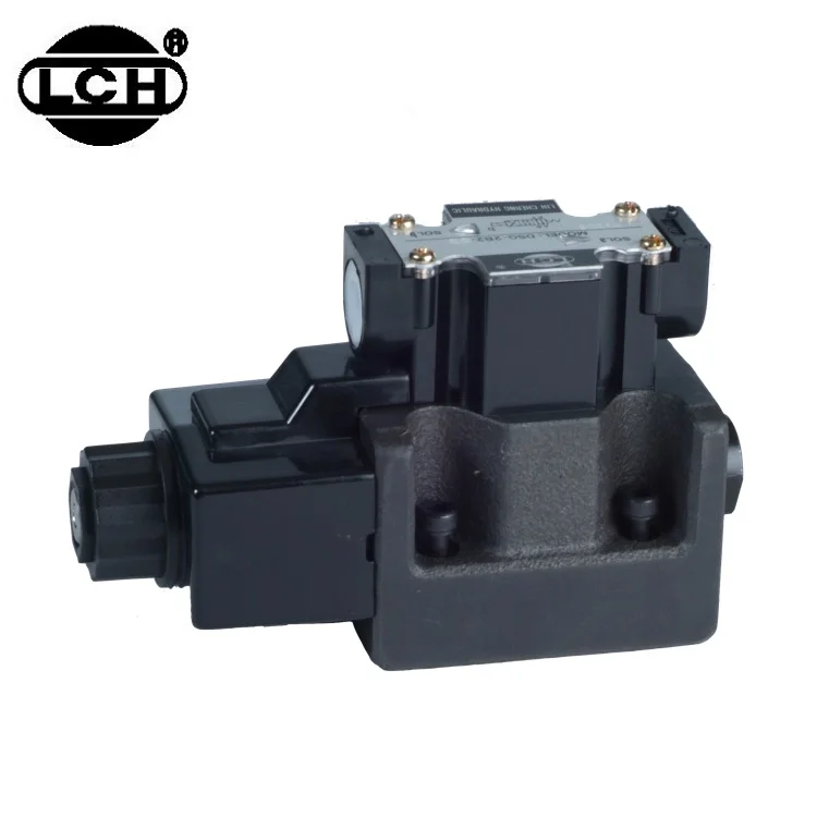 LCH yuken series hydraulic solenoid valve 12v volt manifold block