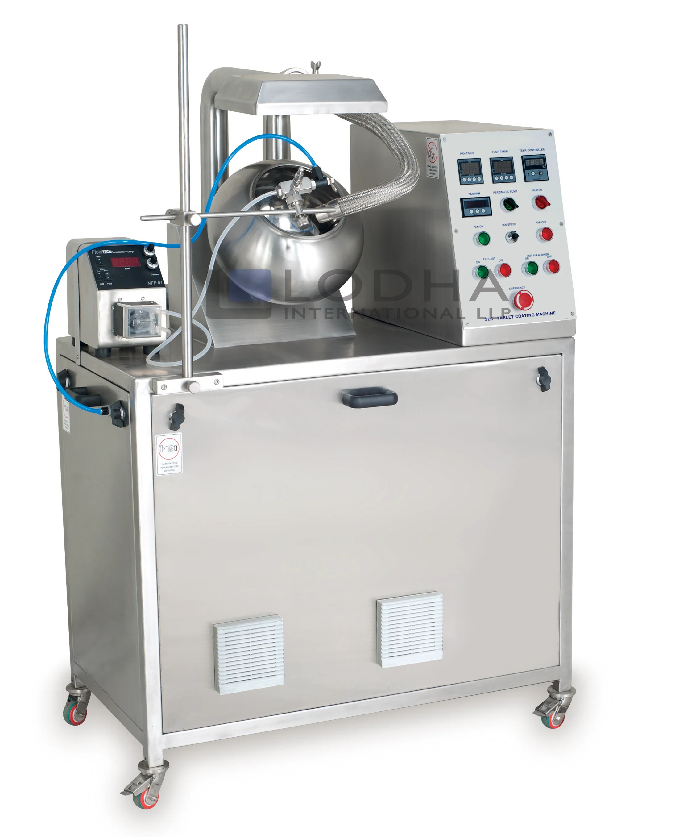 Lab Coating Pan 2kg Sugar Tablet Coater Compact Design Pan Machine