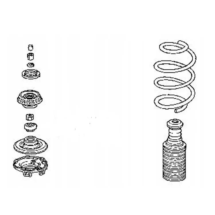 486190D011 48619 0D011 41741-58J00 48619-0D011 в наличии заводская цена передний амортизирующий подшипник для Toyota Yaris Honda Insigh