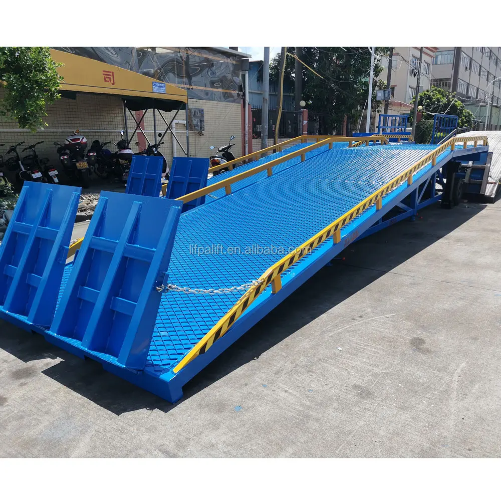 Portable Container Ramp for Forklift Container Loading Dock Platform