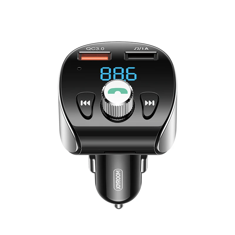 
Joyroom JR-CL02 mp3 player for car bluetoths player car mp3/mp4 player with digital display and QC 3.0 fast charging 