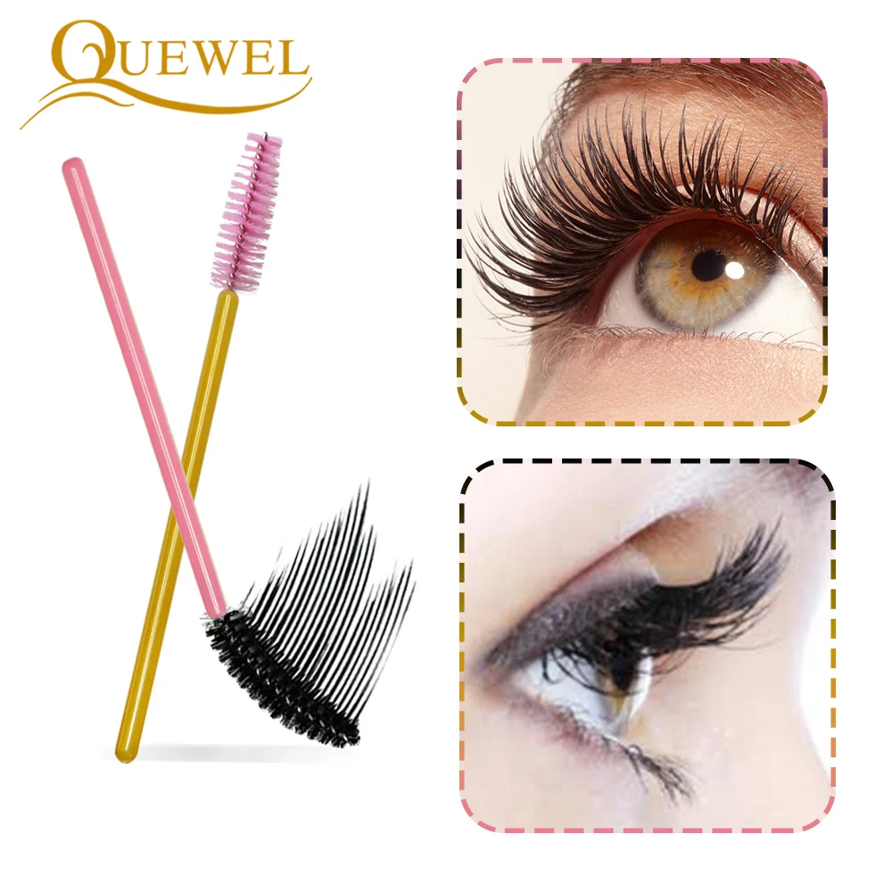 Wholesale New Fashion Disposable professional eyelash brush Portable Mascara Wands For Beauty Salon Best Quality Lash Brush