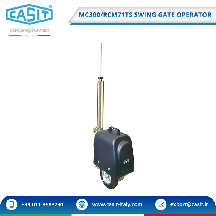 Wheel Type Automatic Left Arm Swing Gate Opener for Industrial