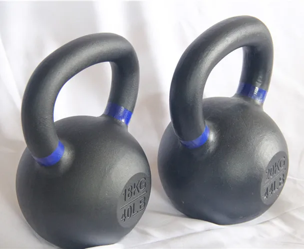 Factory Direct Sale Cast Iron Kettlebell Set Manufacturer with Custom Logo