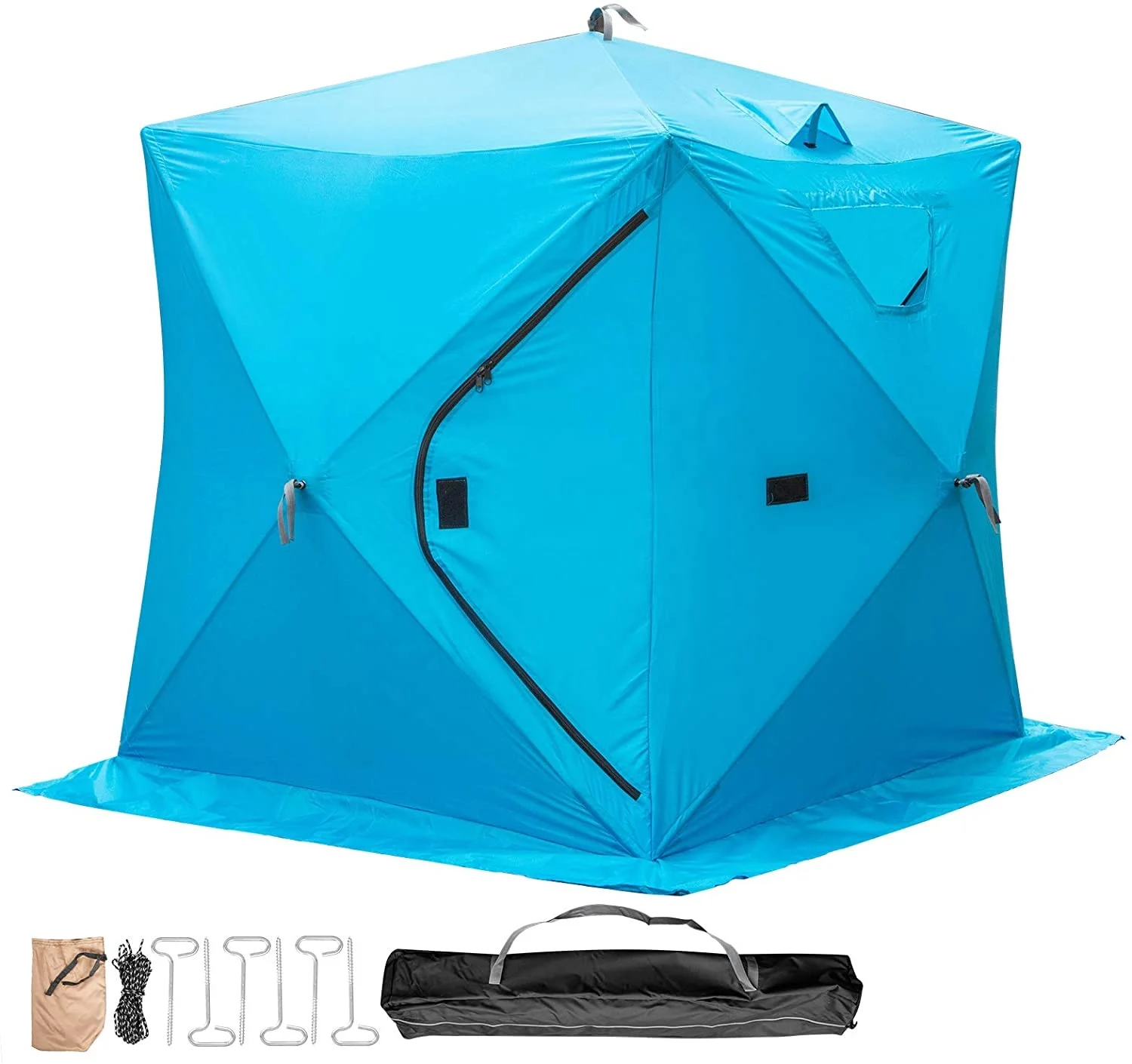 Палатка для подледной рыбалки Водонепроницаемая всплывающая на 2/3/4/8 человек сумка для переноски укрытие для льда палатка для рыбалки со съемными вентиляционными окнами