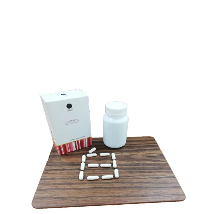 Collagen and Vitamin C whitening Brightening wrinkle treatment capsules customer label glutathione capsule