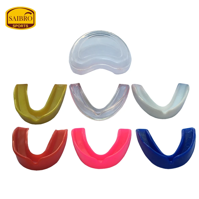 Custom Logo MMA Mouth Guard Gum Shield Silicon Rubber Boxing Mouth Guards Gel Protector Made In Pakistan