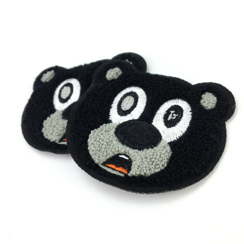 Оптовая продажа нашивки из синели с животными на подкладке под заказ для толстовки