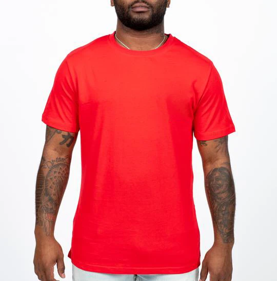 Wholesale Supplier Cotton Round Neck Custom Logo Silk Printing Black T Shirt Men Plus Size Blank T-shirts