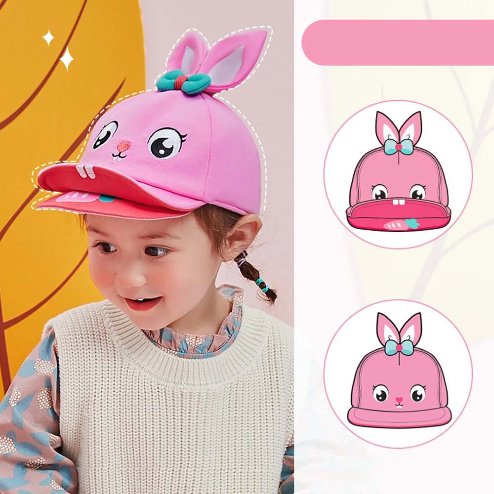 Wholesale Casual Baseball Cap With Embroidery Character Baby Cap Kids Baseball Hat