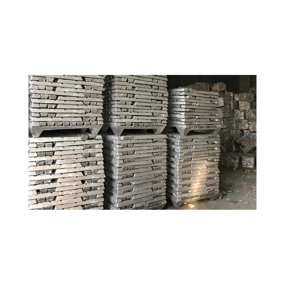 0.5% Max Mn 1% Zn 4000 Series серебряные вторичные алюминиевые слитки ADC12