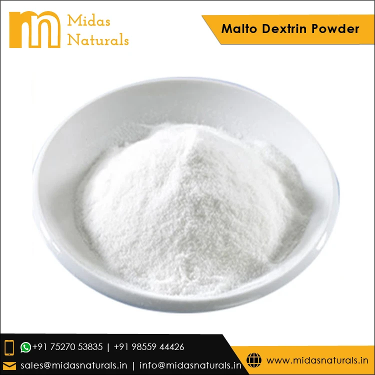 Indian Exporter Selling Food Grade CAS 9050-36-6 Maltodextrin Powder Sweetener Low DE 15