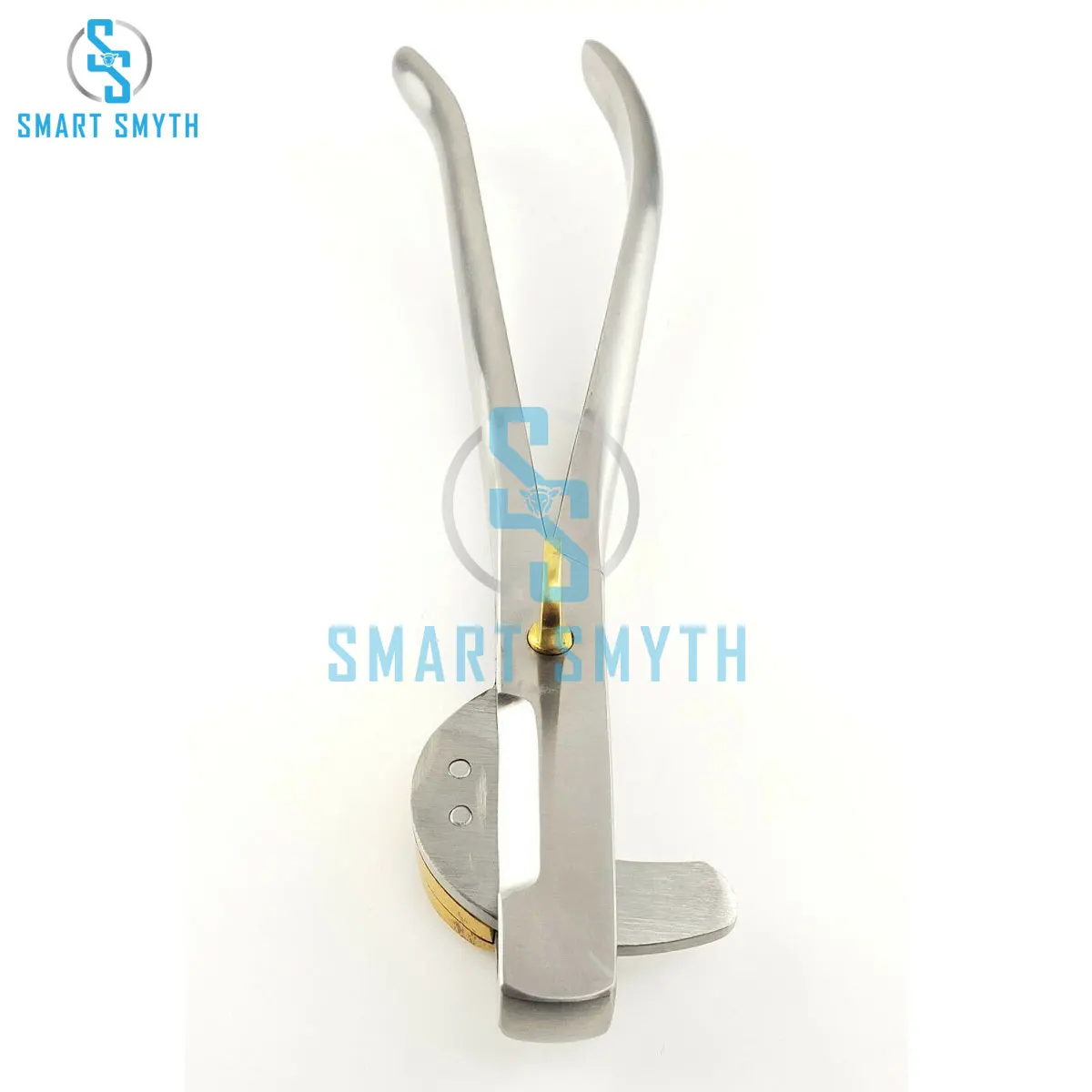 Tail Docking Emasculator 12 Double Crush Castration Veterinary Gold Tip & Key Veterinary Instruments