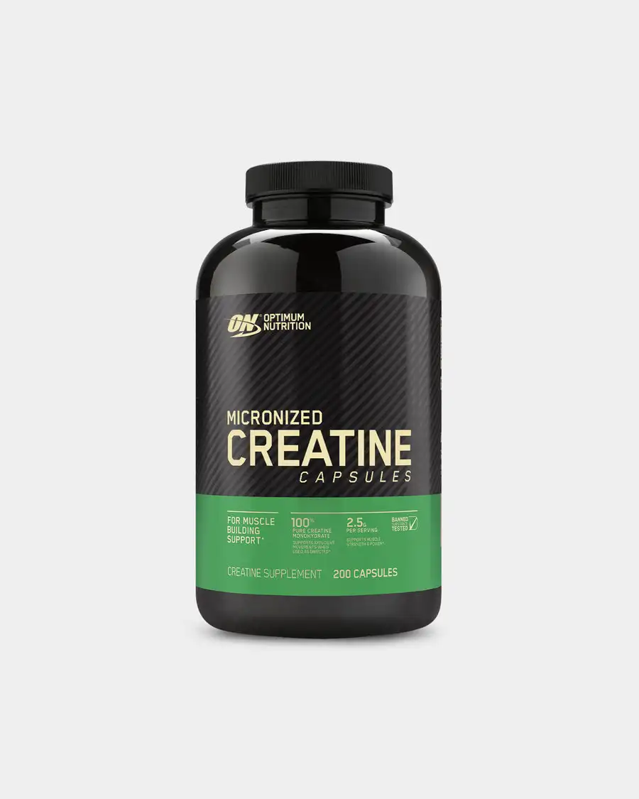 Micronized Creatine Monohydrate Capsules Optimum Nutrition 2500mg
