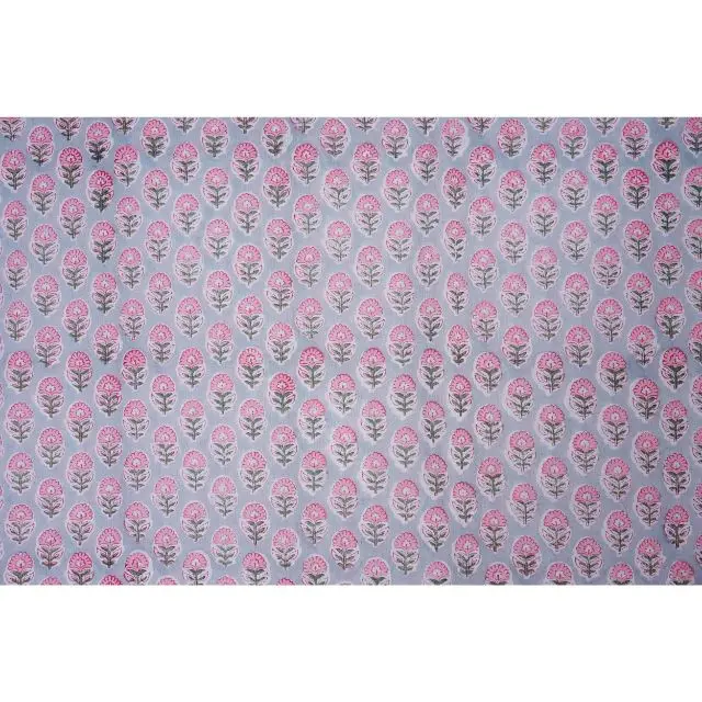 Indian Hand Made Soft Cotton Modern Floral Jaipur Block Print Fabric, Block Print Dress Material, Indian Cotton Fabric,