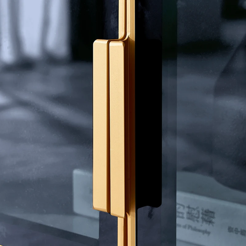 DW1057 quanu modern style mdf glass tv stand sense led retractable tv cabinet