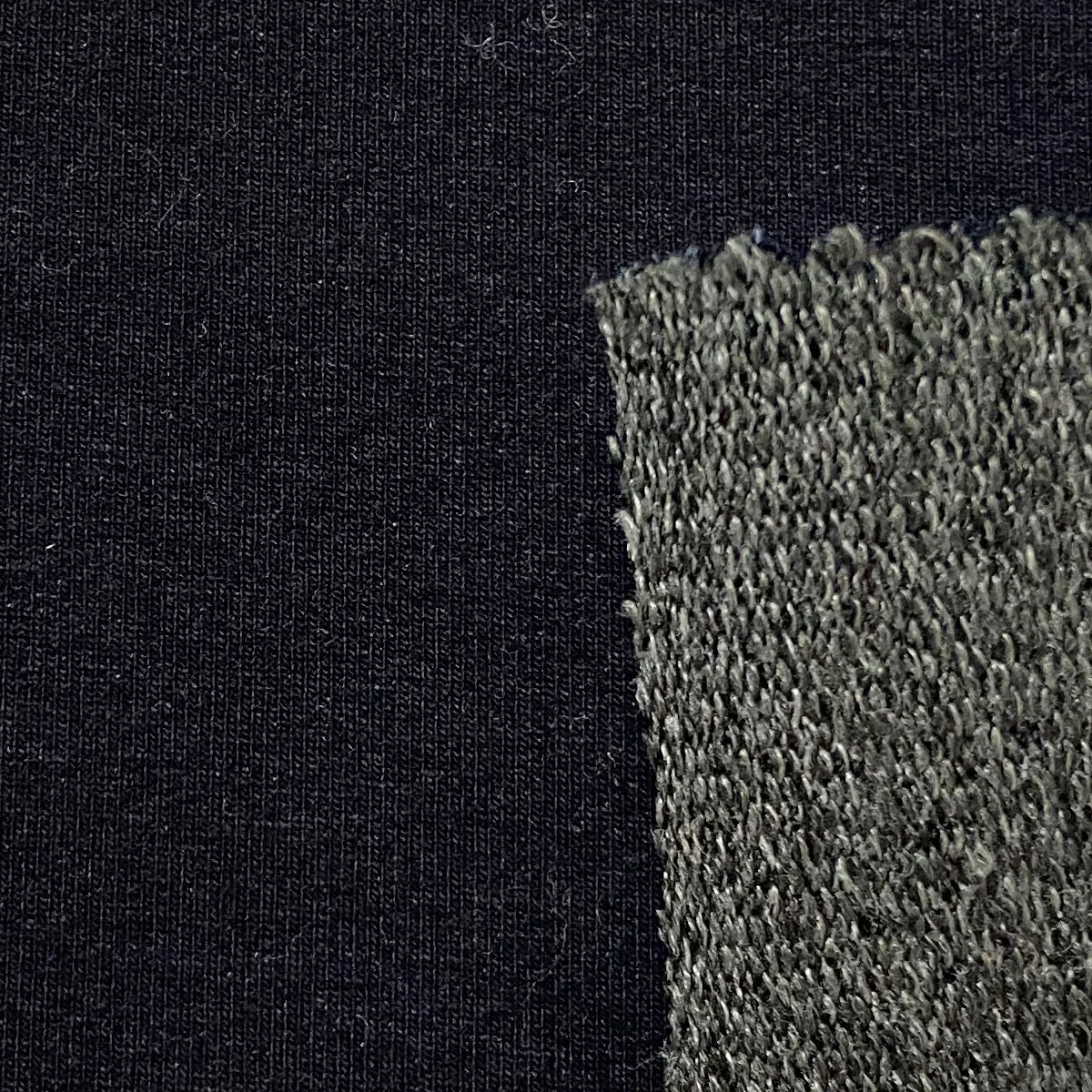  В наличии вязаная джинсовая ткань 67% хлопок 29% ПП 4% спандекс 445gsm Тяжелая французская махровая