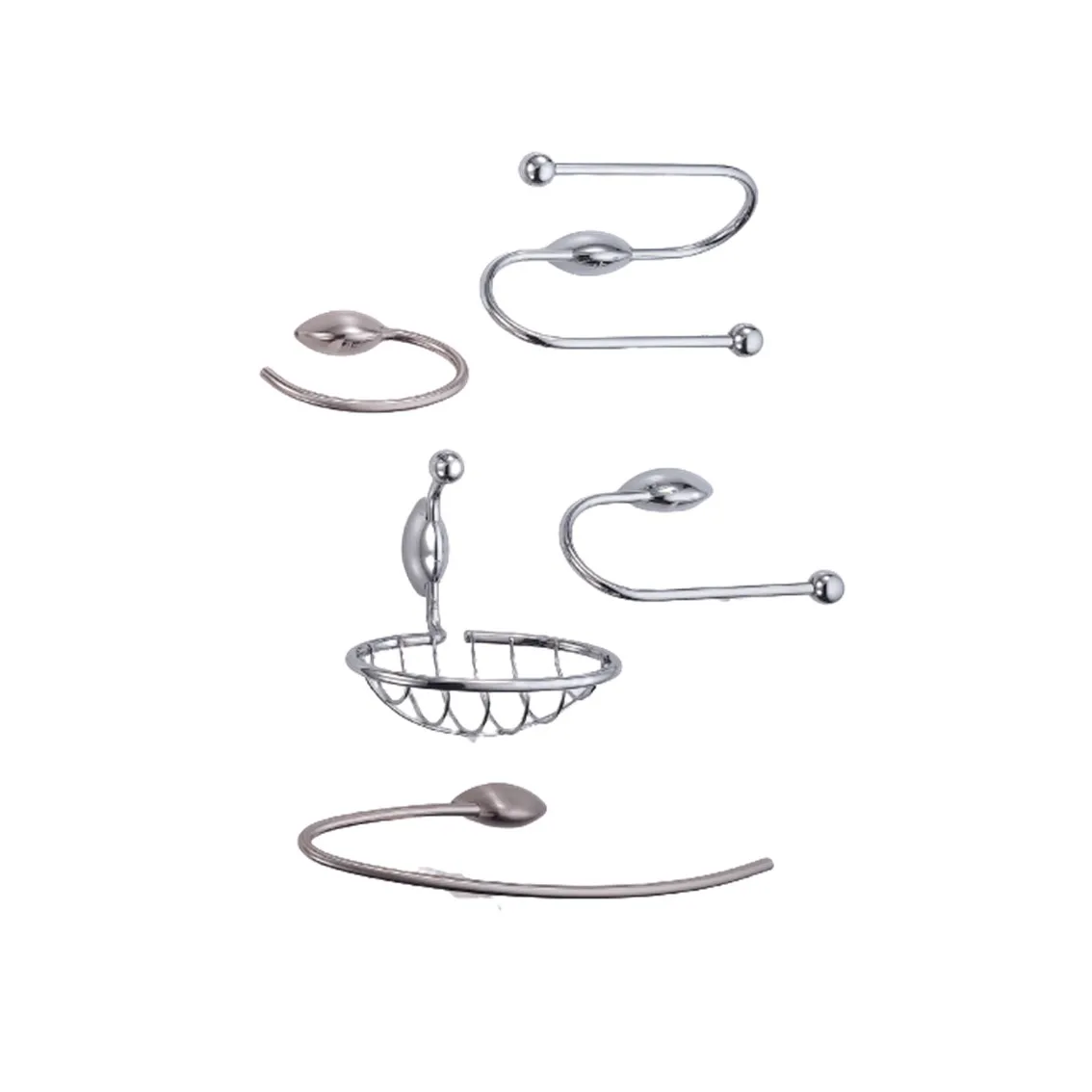 Bathroom towel rail single bar shower door towel holder