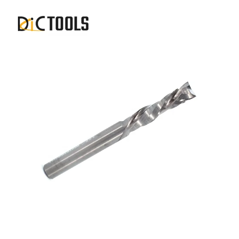 Высококачественная спиральная фреза из твердого карбида, фрезы с 2 зубьями для ЧПУ