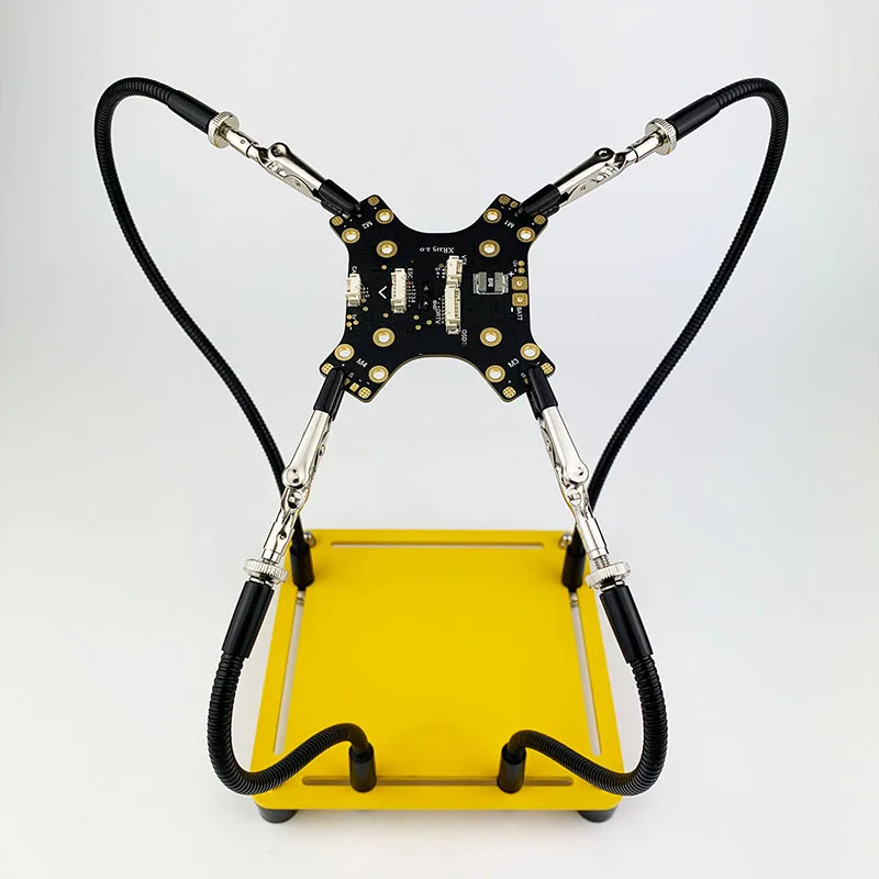 Third Hand Soldering Tool and Vise with 4 Flexible Metal Arms and Clips for Soldering Work Station