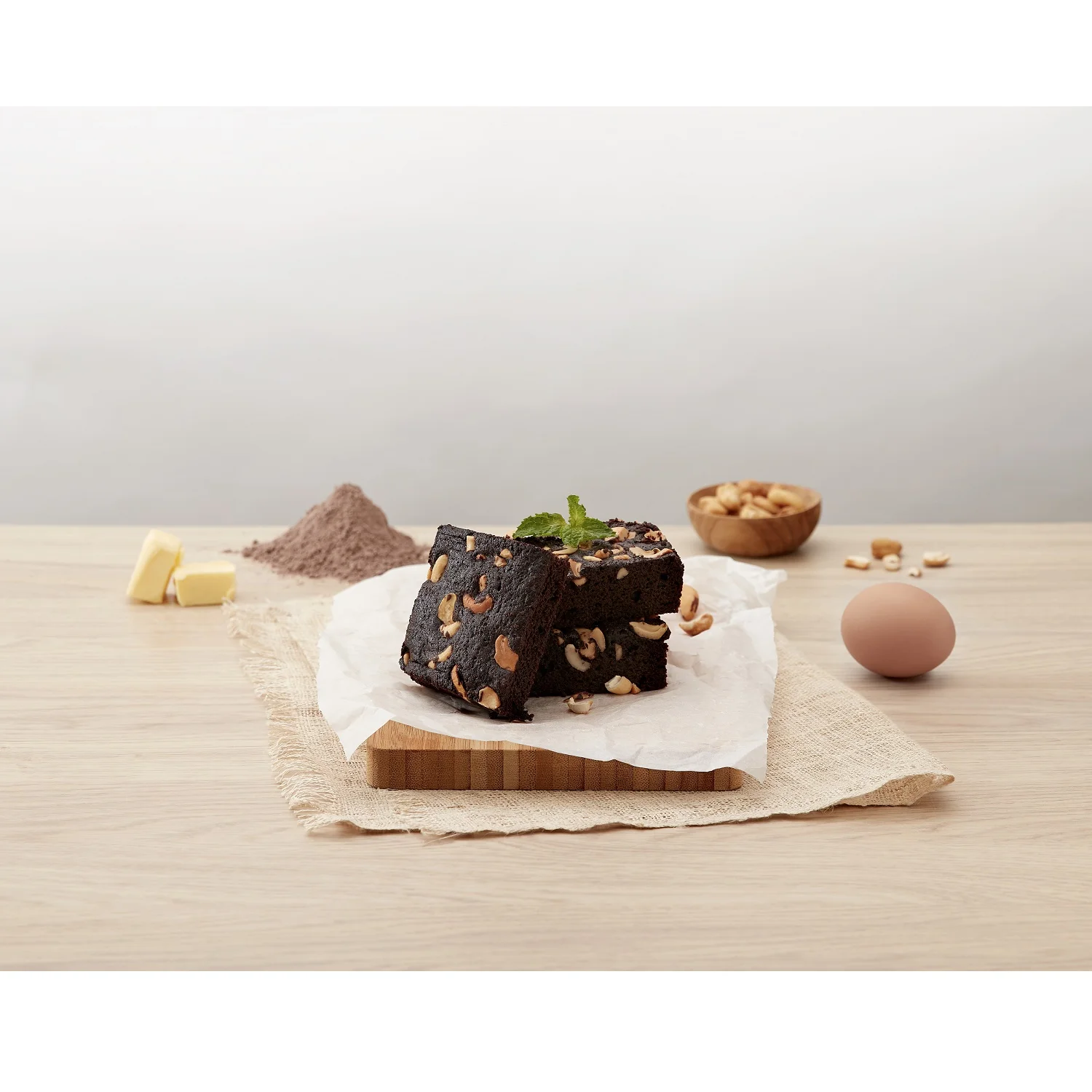 Dark Brown Color Pure Cocoa Powder Brownie Mix Gluten Free Moist and Chewy Gluten Free