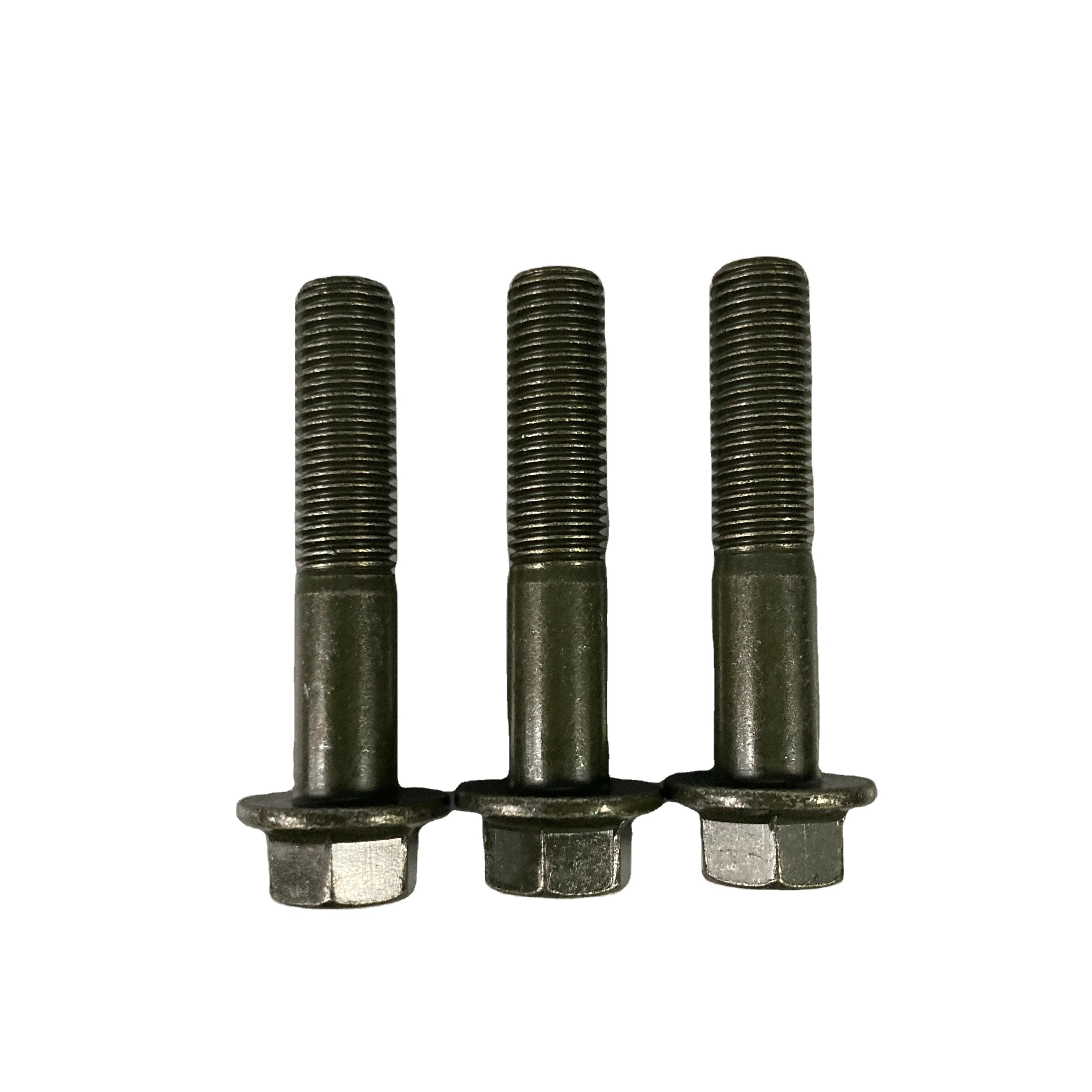 Threaded Bolts M6x160 Long Screw Iron Hex Flange Threaded Bolt Fastener Hardware Accessory for Agriculture Fishery