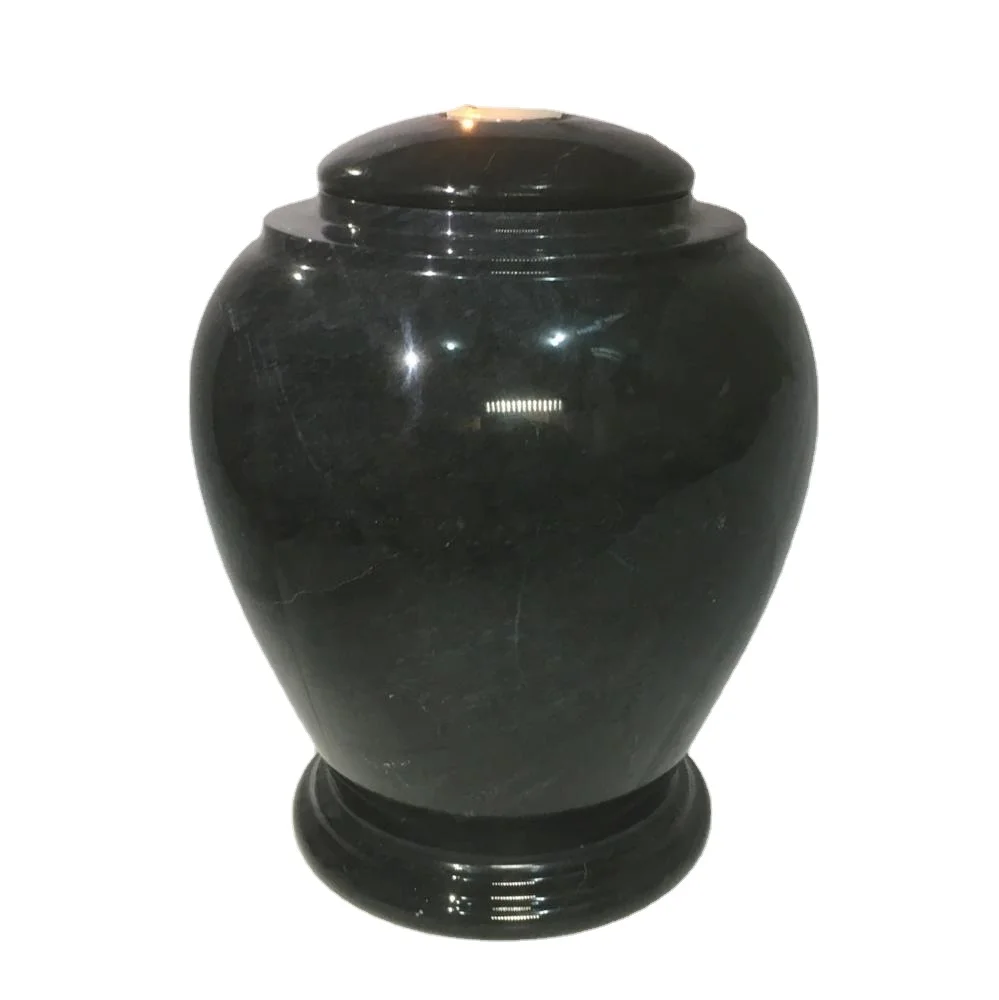 Black Marble Cremation Urns urny urnas urne for ashes  in Best Price