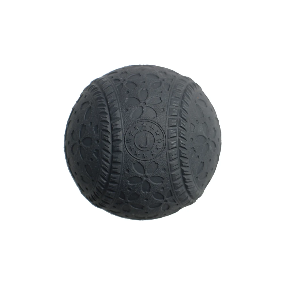 
Rubber baseball ball J black 