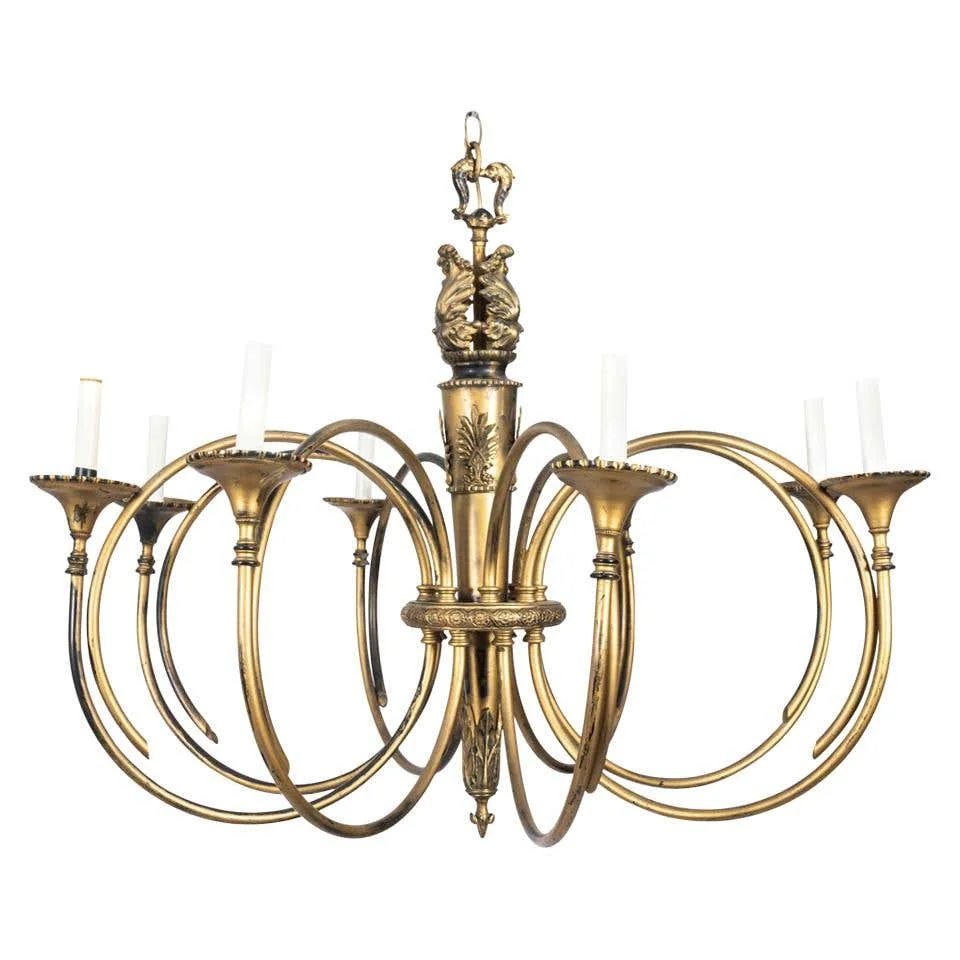 French Metal chandelier