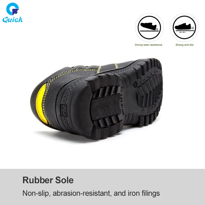 Hot Selling Waterproof Rubber Industrial Steel Toe Men Women  Work Brand Welding Construction Engineering Boots Safety Shoes