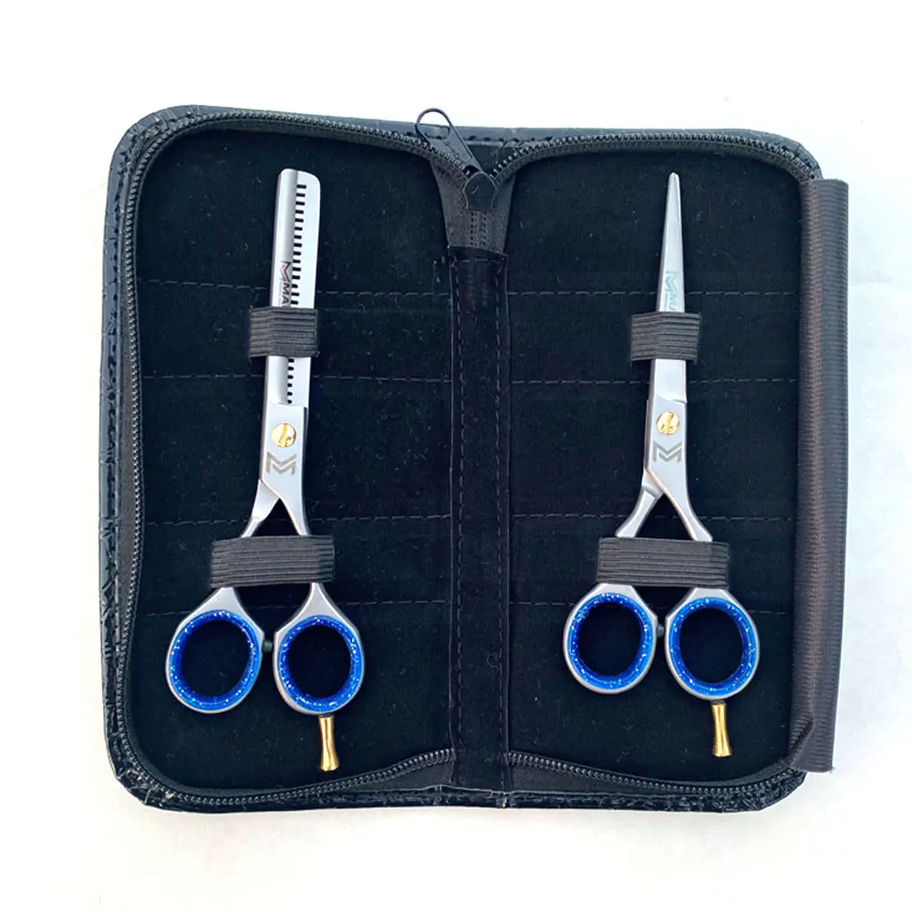 Professional Stainless Steel Hair Cutting And Thinning Barber Scissors Set | Cheap Price Barber Shear Sets