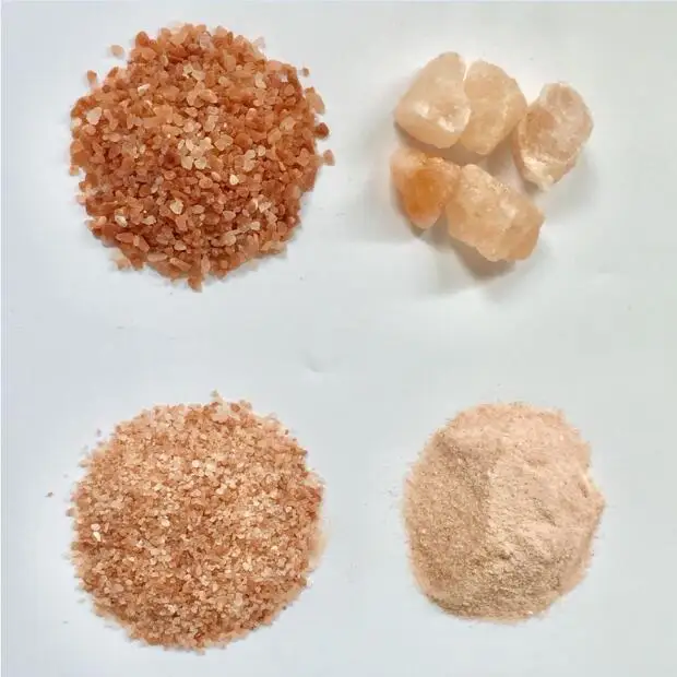 Pure Taste Custom Himalayan Light Pink Crystal Salt Unrefined Natural Rock Edible Light Pink Salt Size 1~ 2 Mm in Wholesale Salt