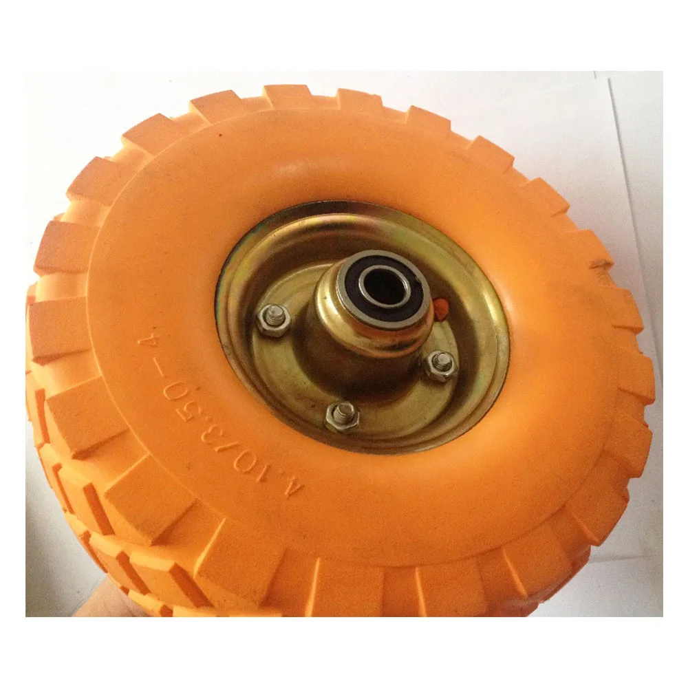 OEM POLYURETHANE Wheel Heavy Duty Hub Flat Free Utility Tire Wheel For Caster Hand Truck Trolley Dolly Generator
