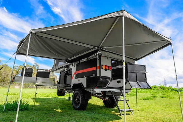 
Light Folding Off Road Pop up RV Camper Trailers with Shower 