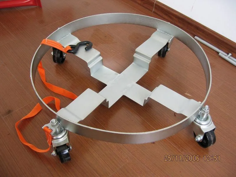 Heavy Duty Drum Dolly 4 locking casters w/ brakes 55 gallon Drum Dollies