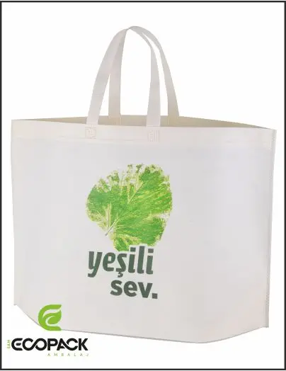Recycled printed or unprinted bags with bottom bellows are recycled