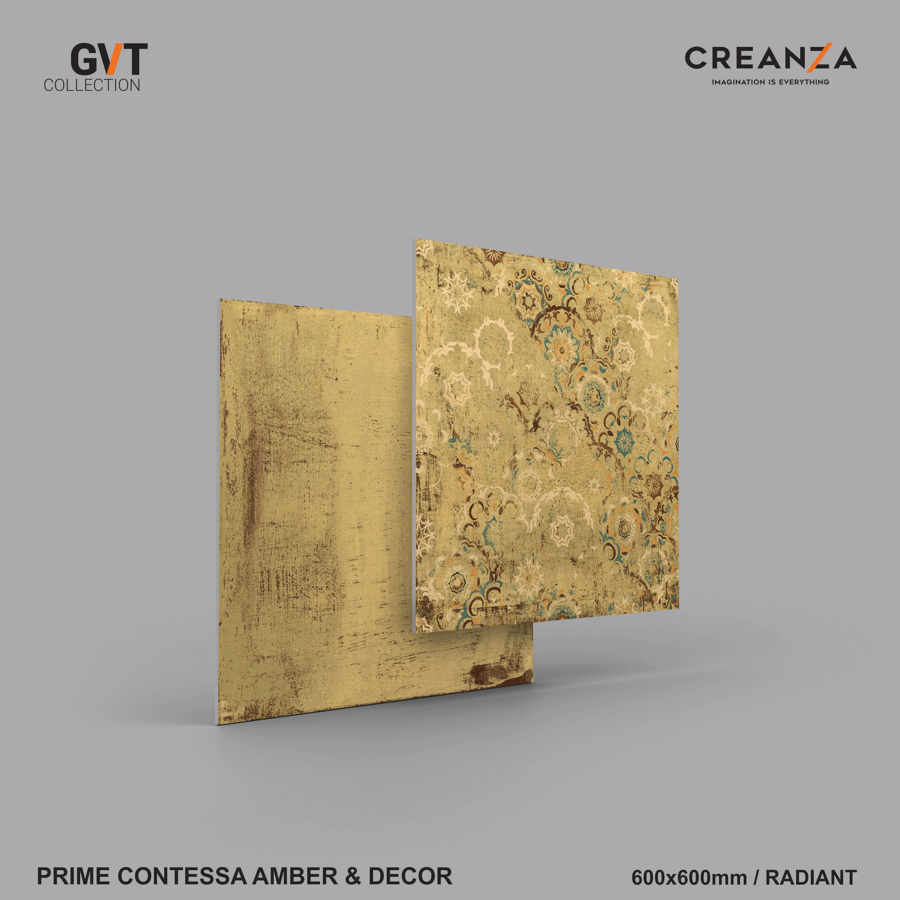 Декоративная фарфоровая плитка с эффектом Radian для стен 600x600 мм дома гостиницы и виллы xtream look wall