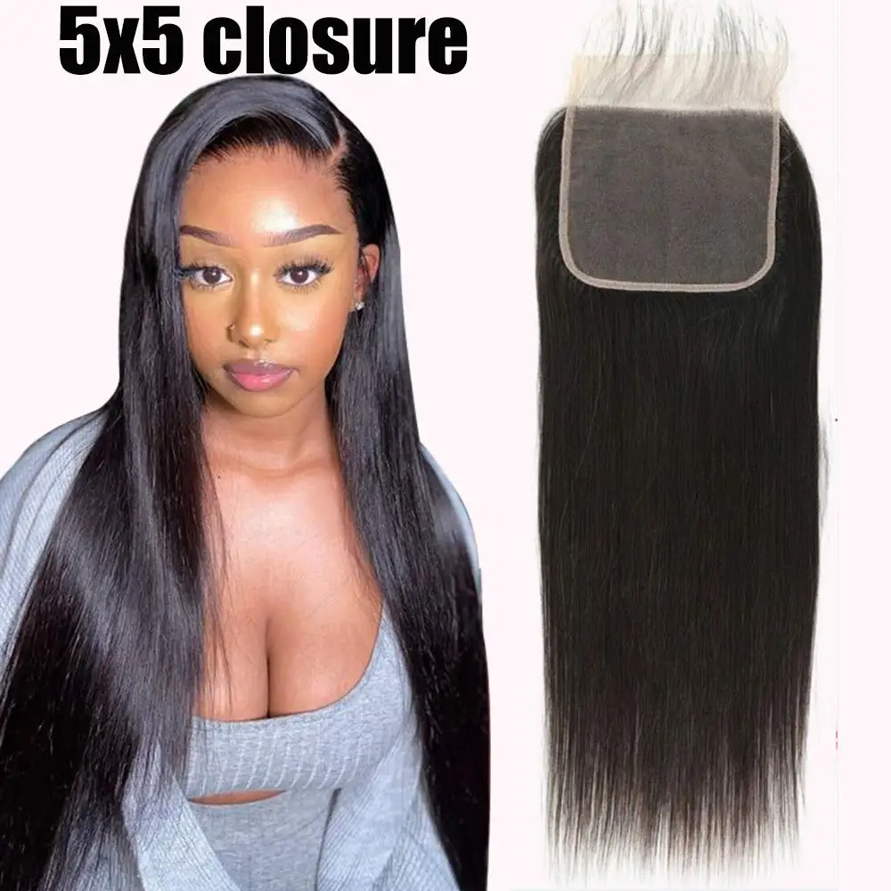 Distributor of High Quality Vietnam Virgin Rawhair 5X5 HD Lace Closure Remy Hair 28 Inches Stretched Length Soft Smooth in Lagos