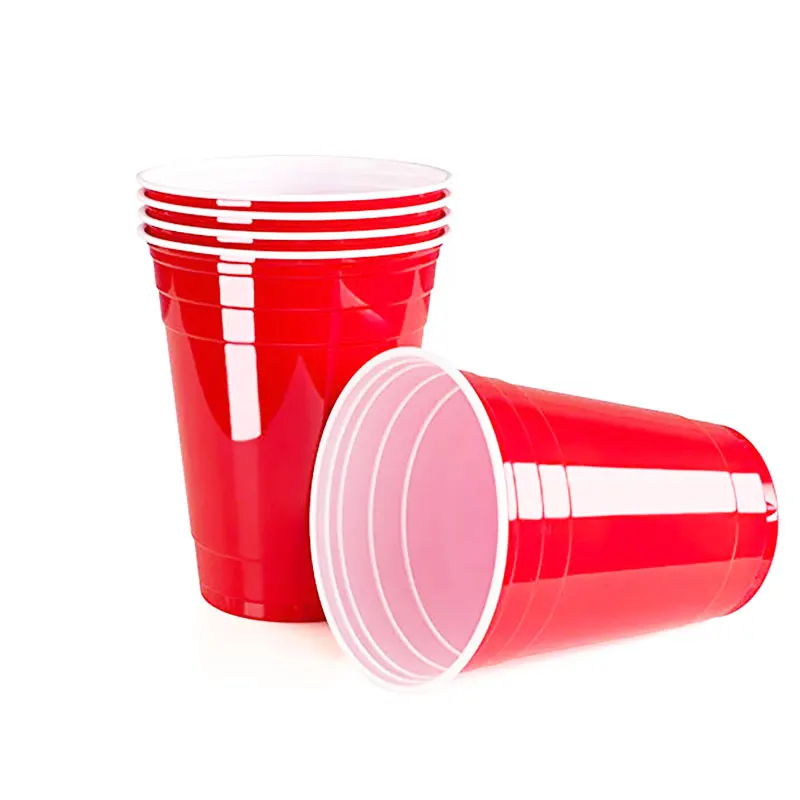 Birthday Wine Drinking Children Blue Fun Creative American Personalised Custom Disposable Red Plastic Party Cups