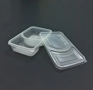 Оптовая продажа двухъярусная пластиковая коробка для обедов Bento из ПП