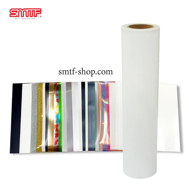 SMTF Printable PU HTV Heat Transfer Vinyl for garments and easy weeding, Assorted colors made in Korea