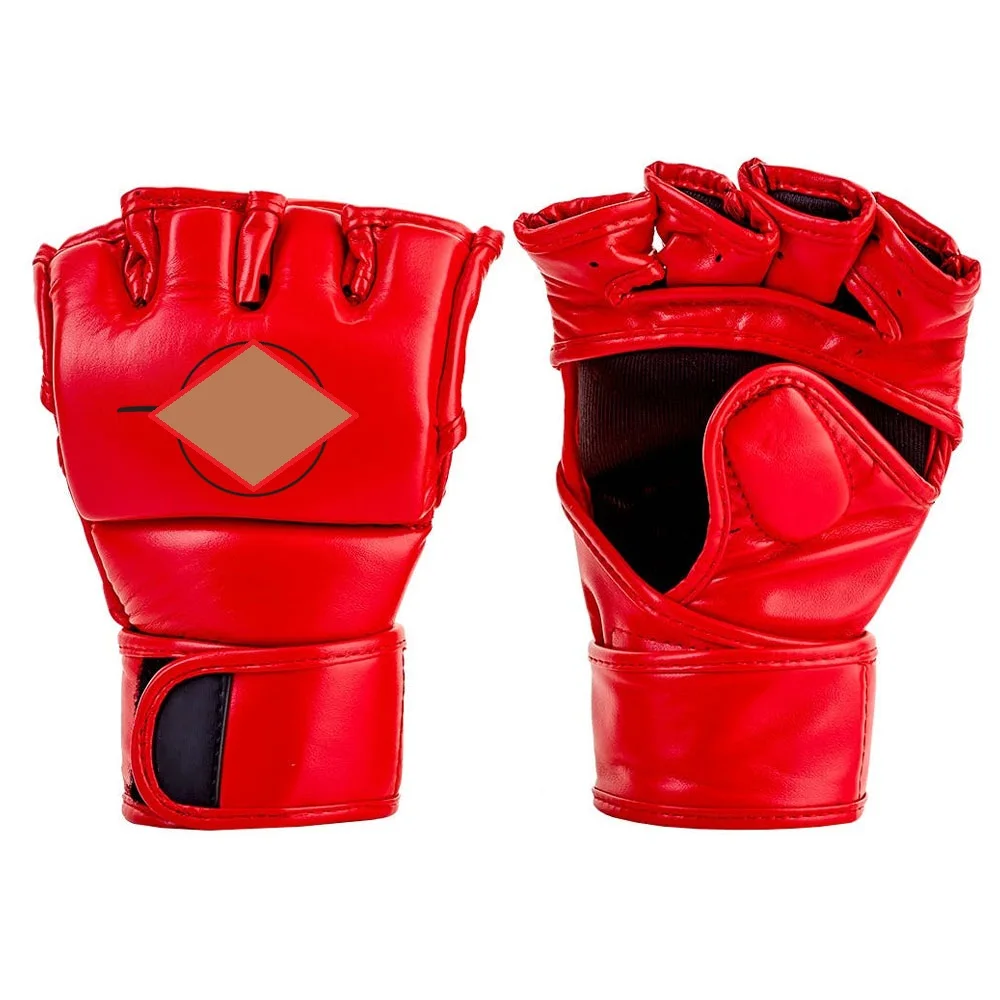 Hot sale New MMA Half Finger Boxing PU Leather Coated Boxing MMA gloves for Training gloves